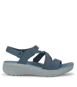 Baretraps Wedge Sandals|Rebound Sandals-Temira Wedge Sandal NavyBlue