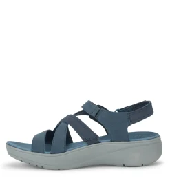 Baretraps Wedge Sandals|Rebound Sandals-Temira Wedge Sandal NavyBlue