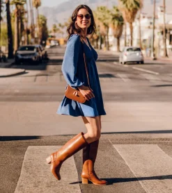 Baretraps Knee High Boots-Thalia Tall Boot Walnut