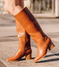 Baretraps Knee High Boots-Thalia Tall Boot Walnut