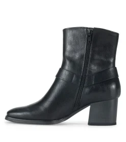 Baretraps Booties-Tiana Block Heel Bootie Black