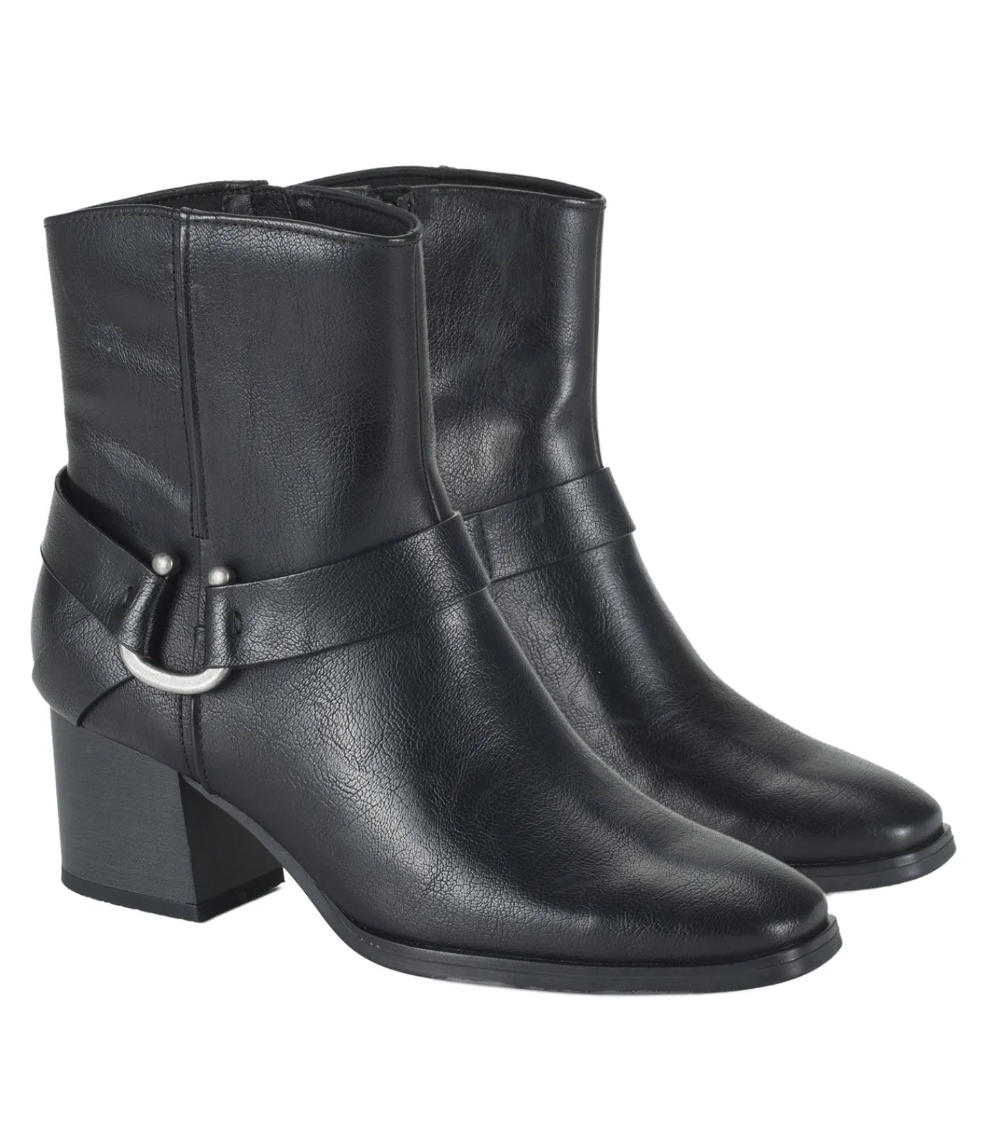 Baretraps Booties-Tiana Block Heel Bootie Black