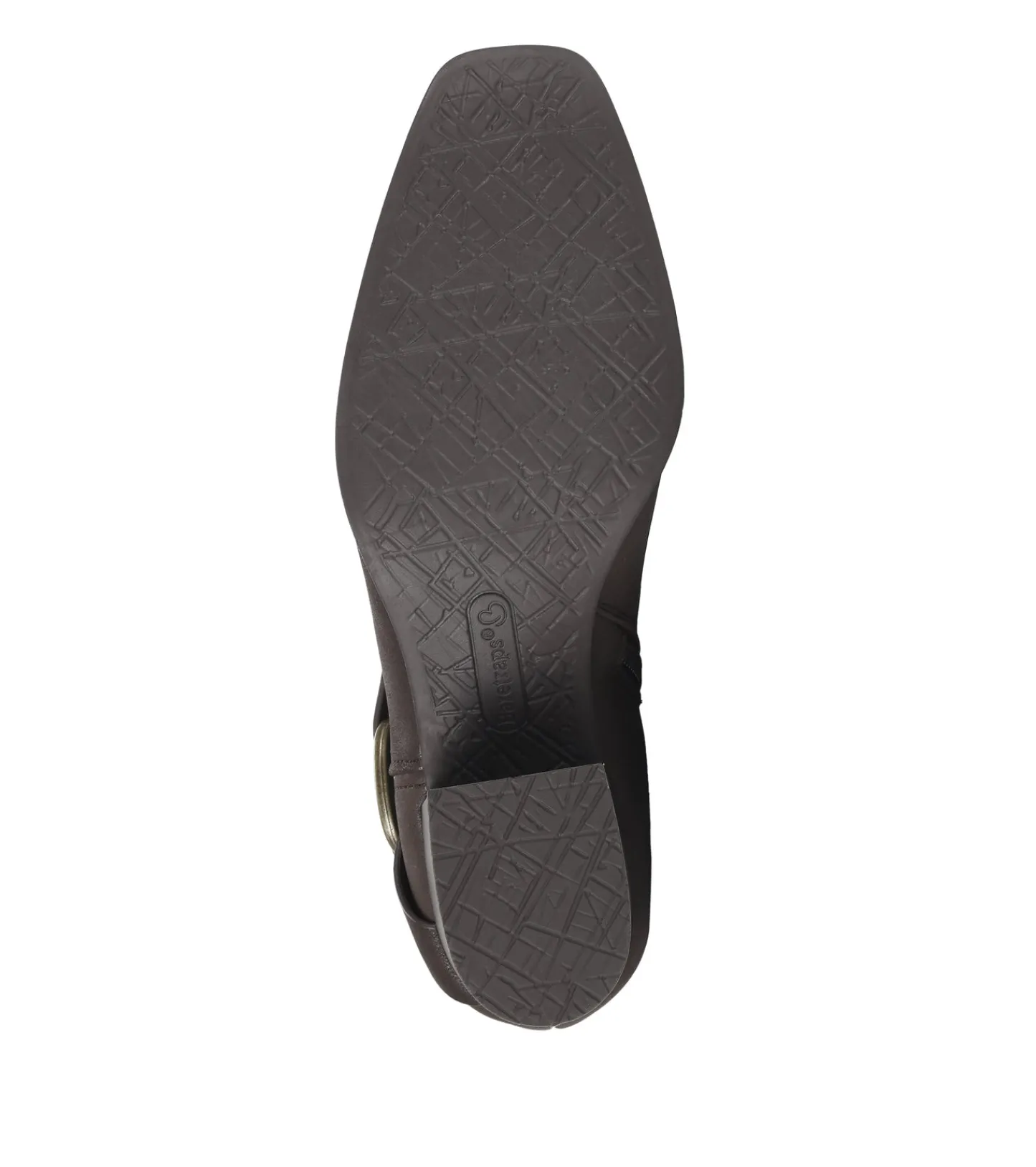 Baretraps Booties-Tiana Block Heel Bootie DarkBrown