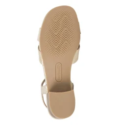 Baretraps Classic Comfort Sandals-Valerie Block Heel Sandal LightGold