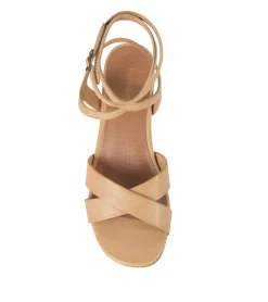 Baretraps Classic Comfort Sandals-Valerie Block Heel Sandal Natural