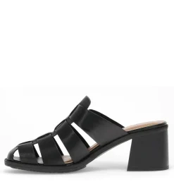 Baretraps Classic Comfort Sandals-Whitnie Block Heel Sandal Black