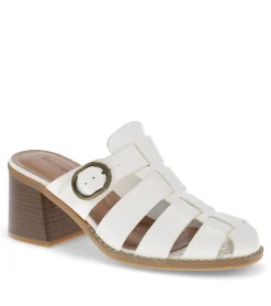 Baretraps Classic Comfort Sandals-Whitnie Block Heel Sandal Cream