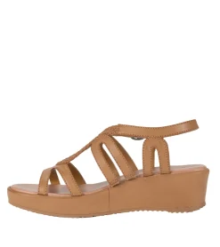 Baretraps Wedge Sandals-Wilma Wedge Sandal Caramel