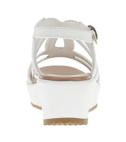 Baretraps Wedge Sandals-Wilma Wedge Sandal White