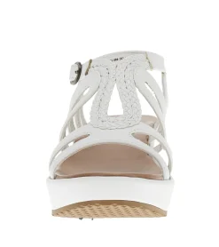 Baretraps Wedge Sandals-Wilma Wedge Sandal White