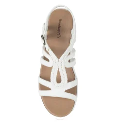 Baretraps Wedge Sandals-Wilma Wedge Sandal White