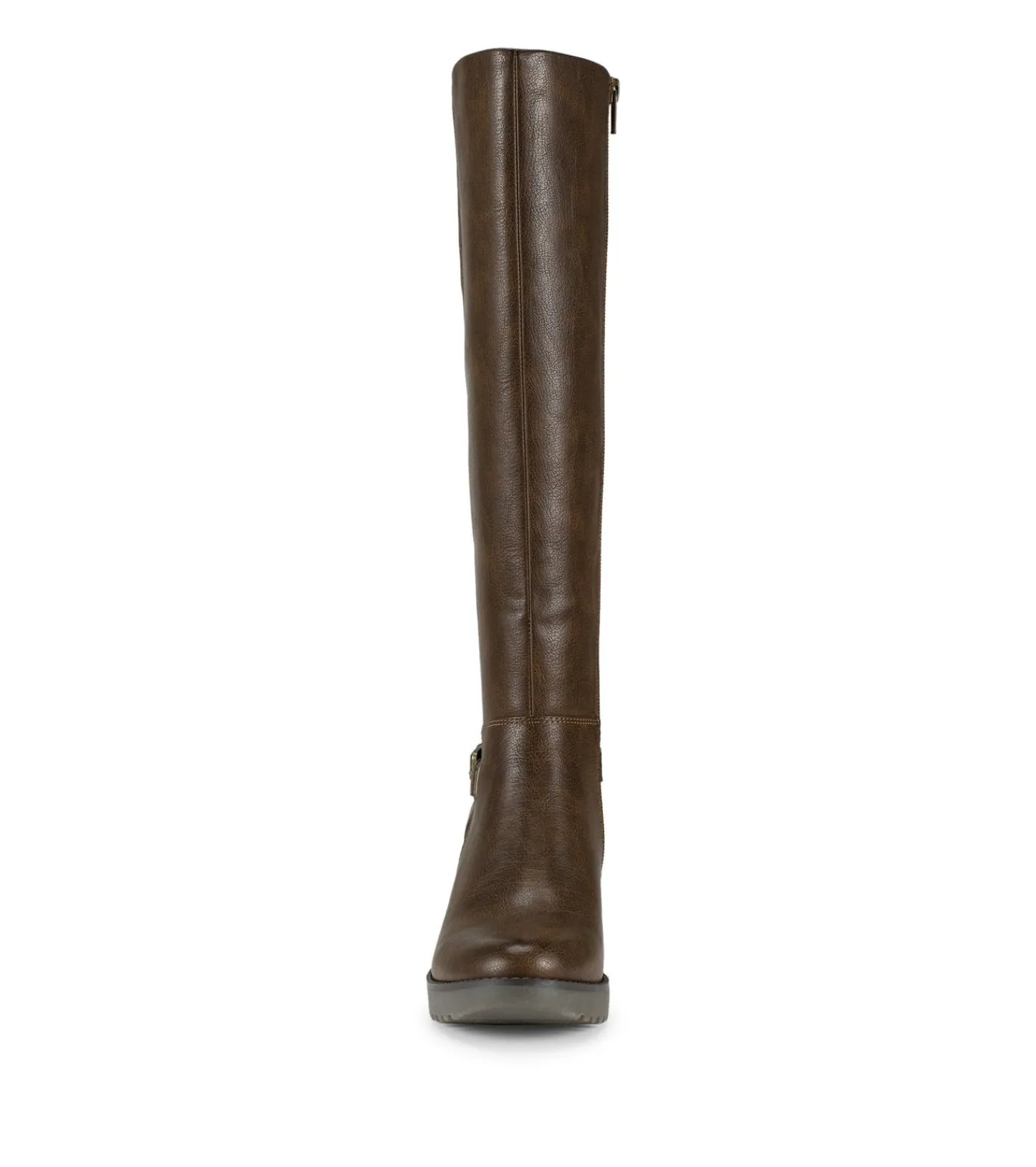 Baretraps Knee High Boots-Winifred Tall Wedge Boot BrushBrown