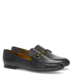 Baretraps Flats & Loafers|Dress Shoes-Wyatt Loafer NavyLeather