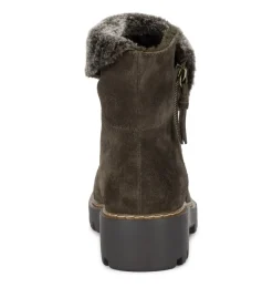 Baretraps Booties|Cold Weather Boots-Wyoming Water Resistant Boot MossSuede