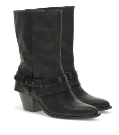 Baretraps Knee High Boots-Yamura Midi Boot Black