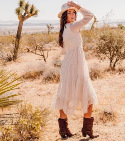 Baretraps Knee High Boots-Yamura Midi Boot BrushBrown