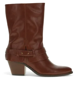 Baretraps Knee High Boots-Yamura Midi Boot Mahogany