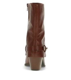 Baretraps Knee High Boots-Yamura Midi Boot Mahogany