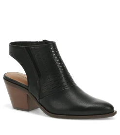 Baretraps Booties-Yangley Block Heel Bootie Black