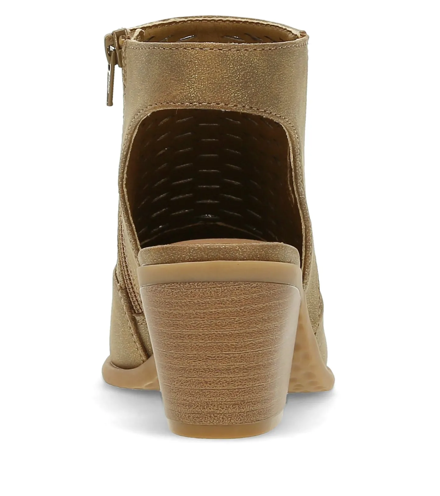 Baretraps Booties-Yangley Block Heel Bootie Gold