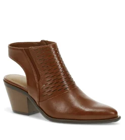 Baretraps Booties-Yangley Block Heel Bootie Mahogany