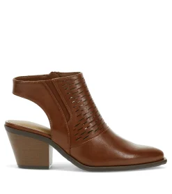 Baretraps Booties-Yangley Block Heel Bootie Mahogany