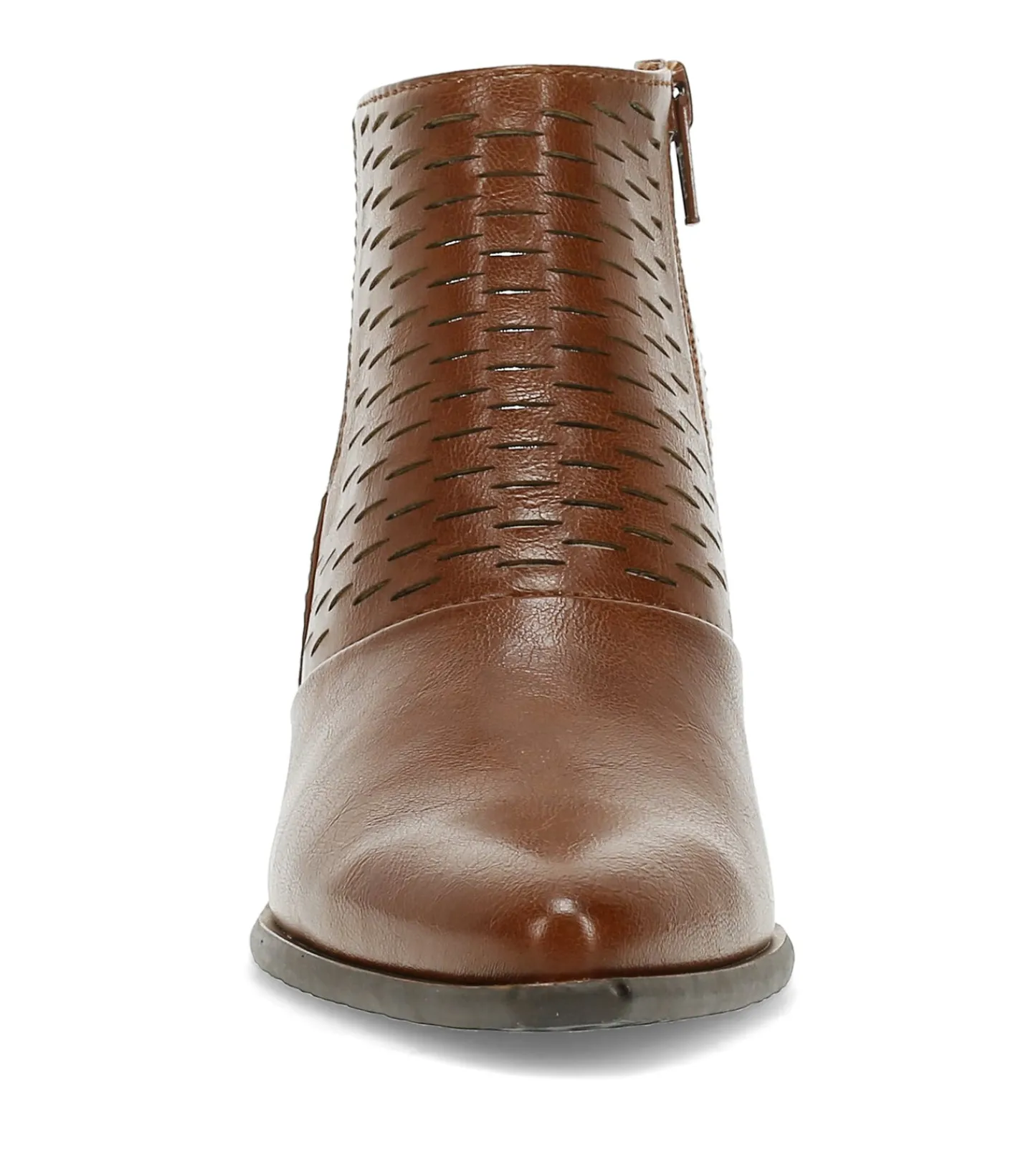 Baretraps Booties-Yangley Block Heel Bootie Mahogany