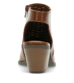 Baretraps Booties-Yangley Block Heel Bootie Mahogany