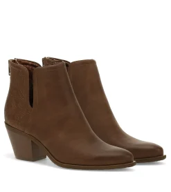 Baretraps Booties-Yara Block Heel Bootie Coffee