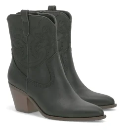 Baretraps Booties-Yenni Western Boot Black