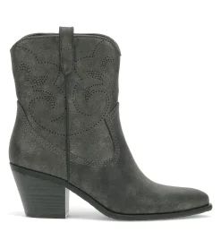 Baretraps Booties-Yenni Western Boot Gunmetal