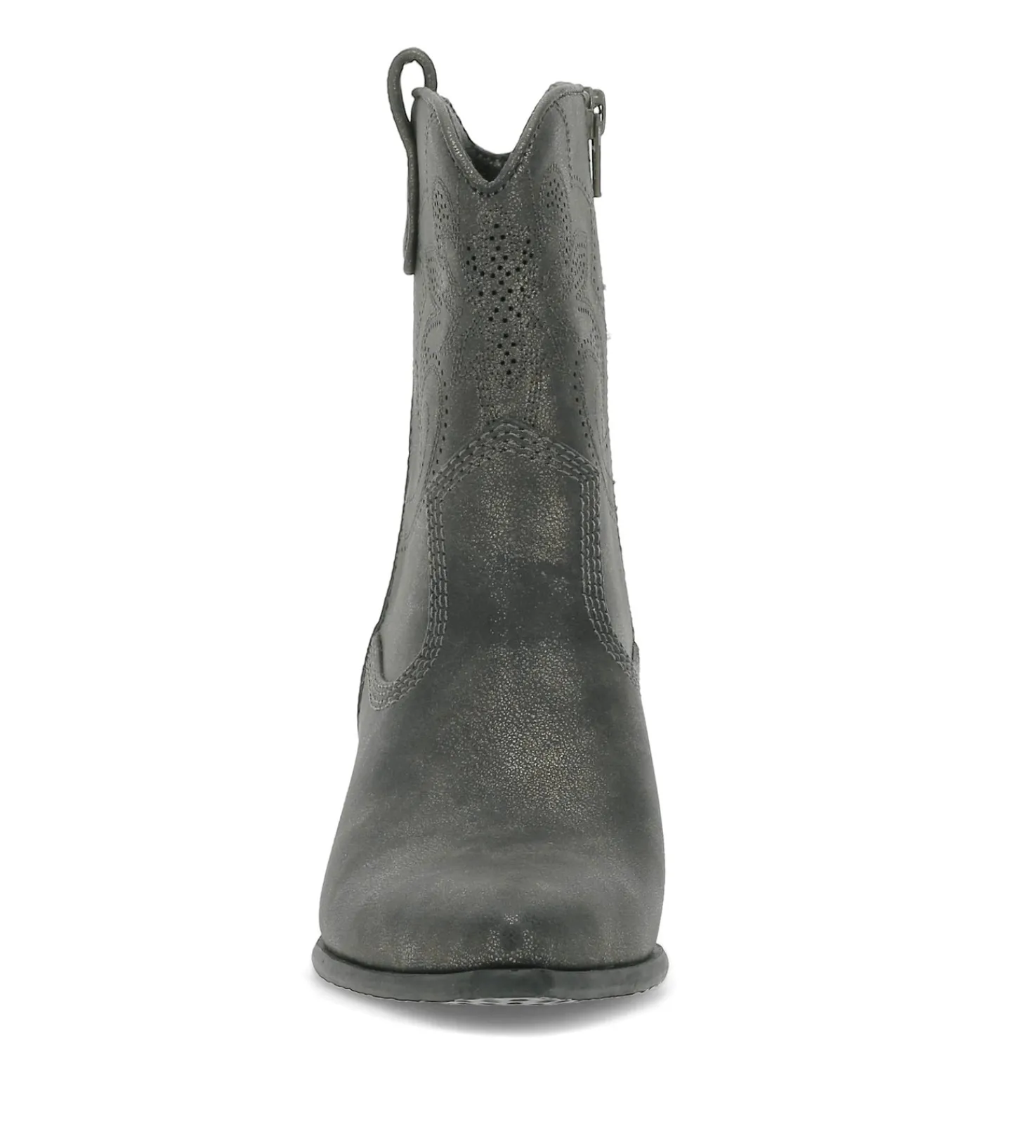 Baretraps Booties-Yenni Western Boot Gunmetal