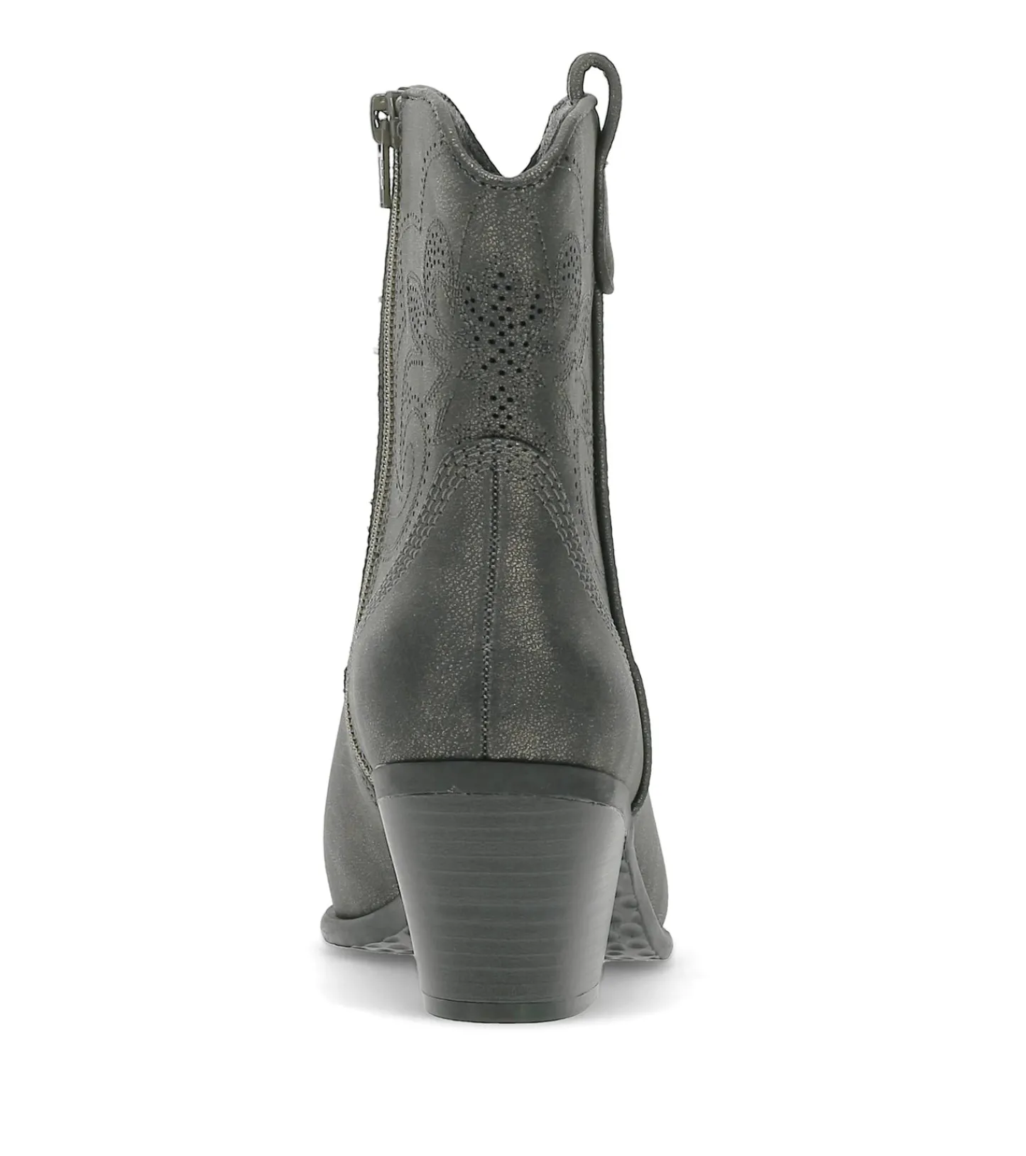 Baretraps Booties-Yenni Western Boot Gunmetal