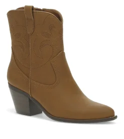 Baretraps Booties-Yenni Western Boot Walnut